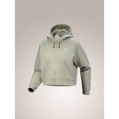 Women's Emblem Fleece Full Zip Crop Hoody