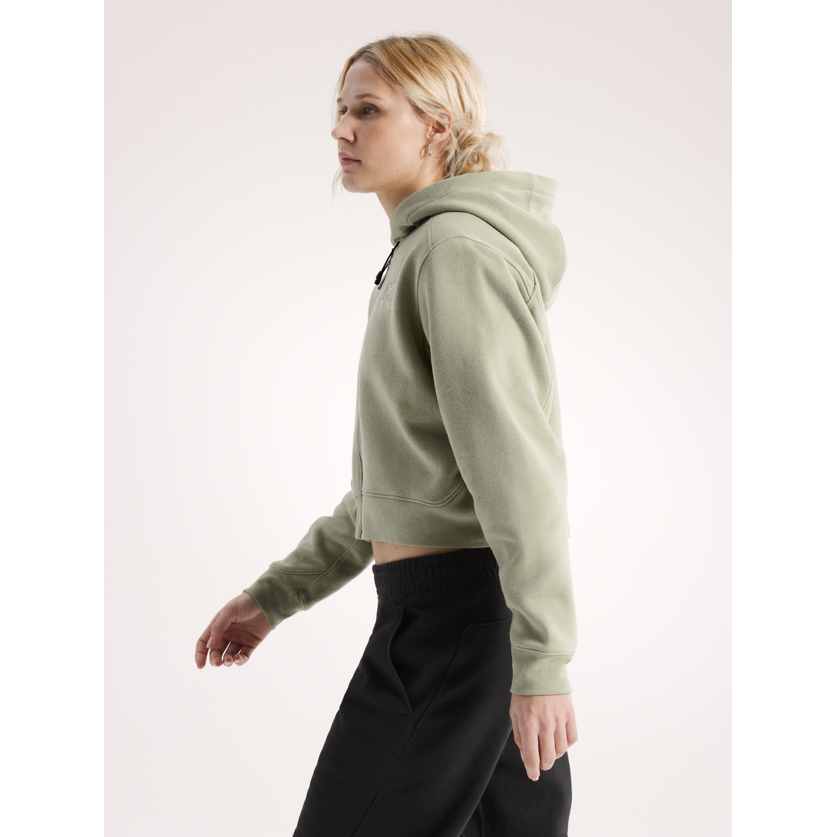 Women's Emblem Fleece Full Zip Crop Hoody