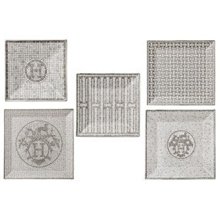 Mosaique au 24 Platinum Square Plates - Giftbox of 5 (No. 1 to 5)