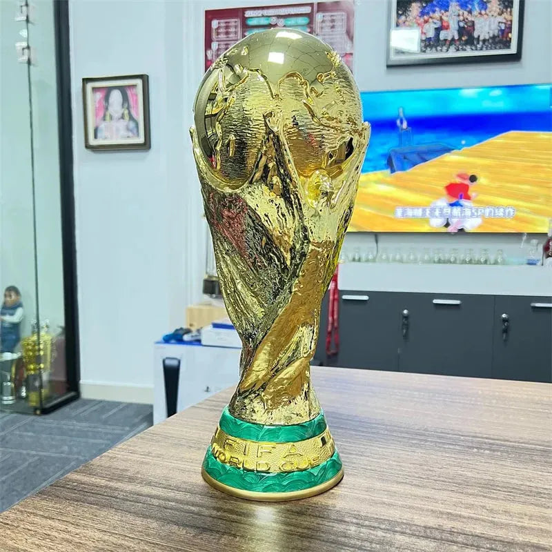 [With 2026 Spain Champion Team Name]World Cup (Hercules Cup) Trophy Metal Version