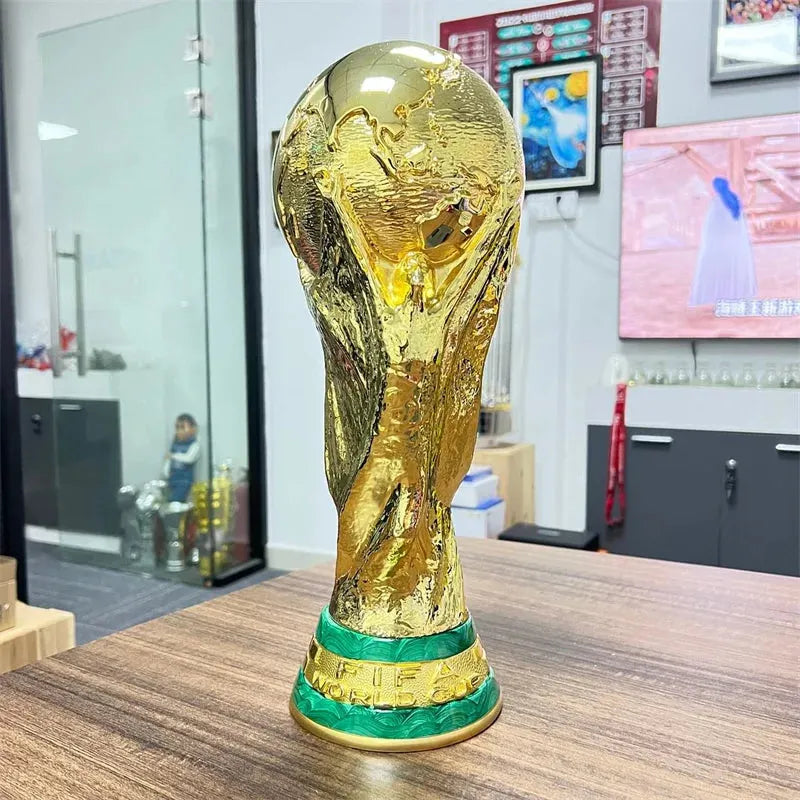 [With 2026 Spain Champion Team Name]World Cup (Hercules Cup) Trophy Metal Version