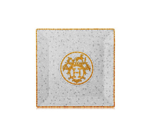 Mosaique au 24 Gold Square Plate No. 3