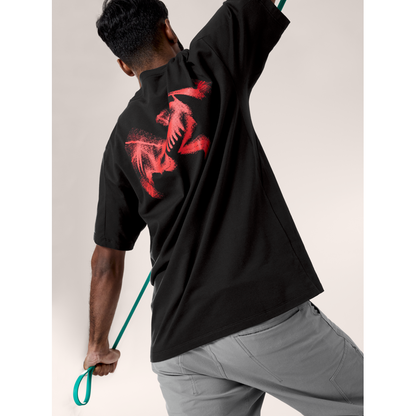 Men's Kragg SL Cotton Blurred Bird Shirt SS