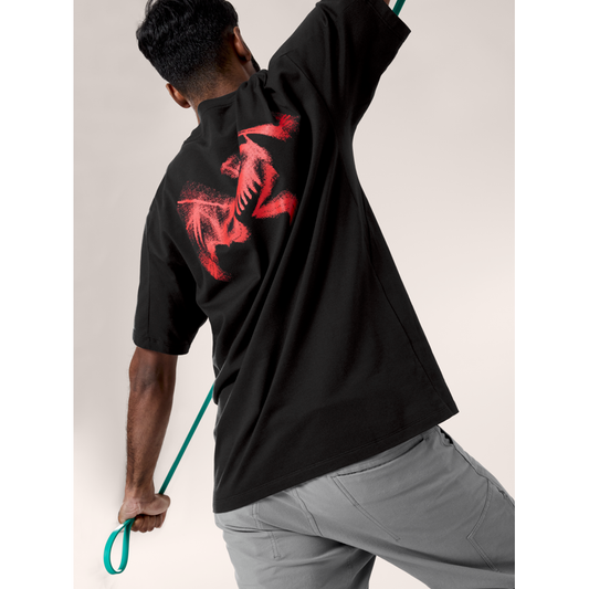Men's Kragg SL Cotton Blurred Bird Shirt SS