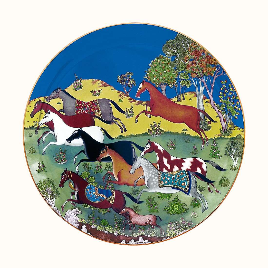 Cheval d'Orient - Cake plate