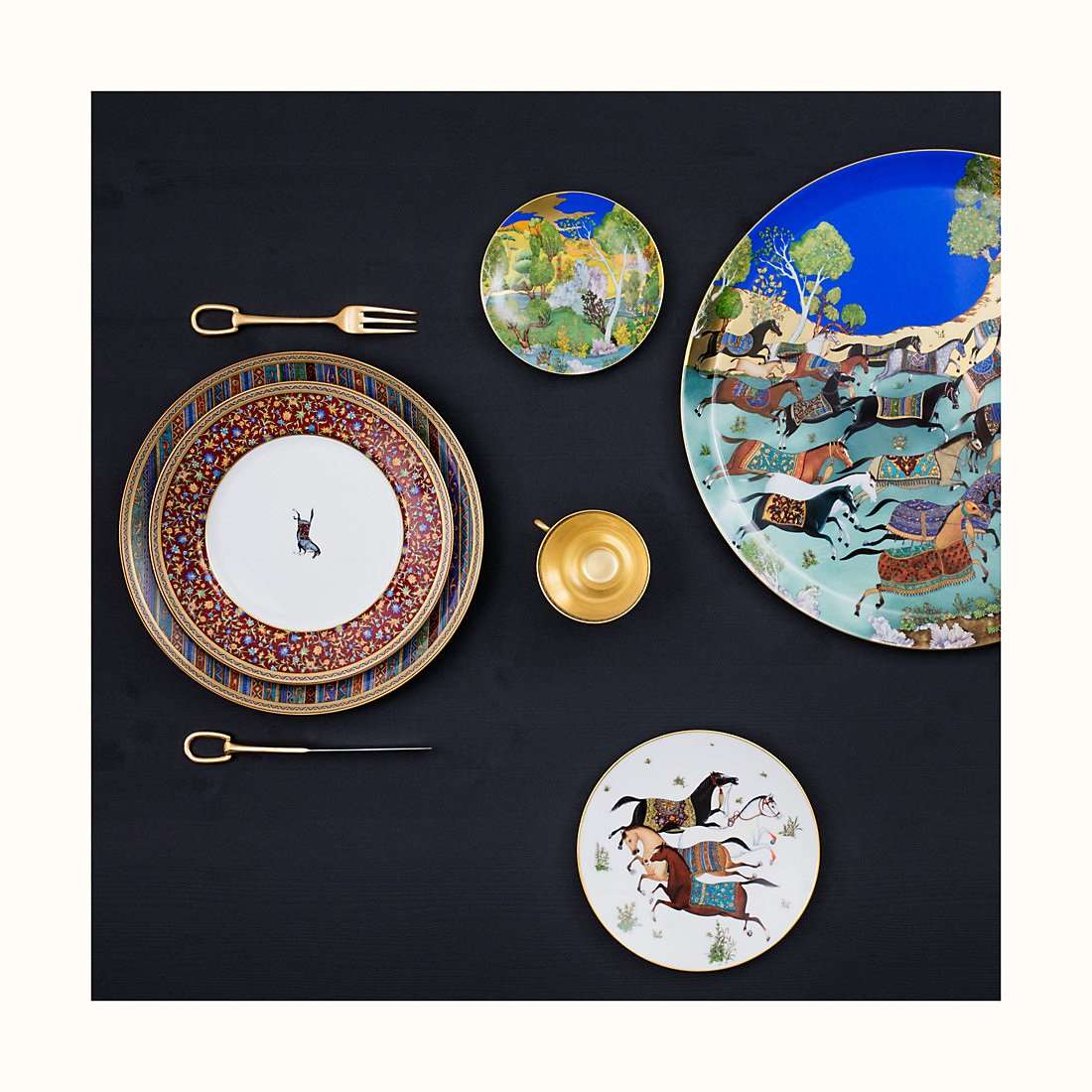 Cheval d'Orient - Cake plate