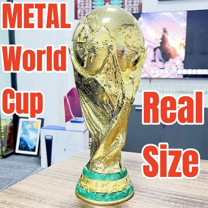 [With 2026 Spain Champion Team Name]World Cup (Hercules Cup) Trophy Metal Version