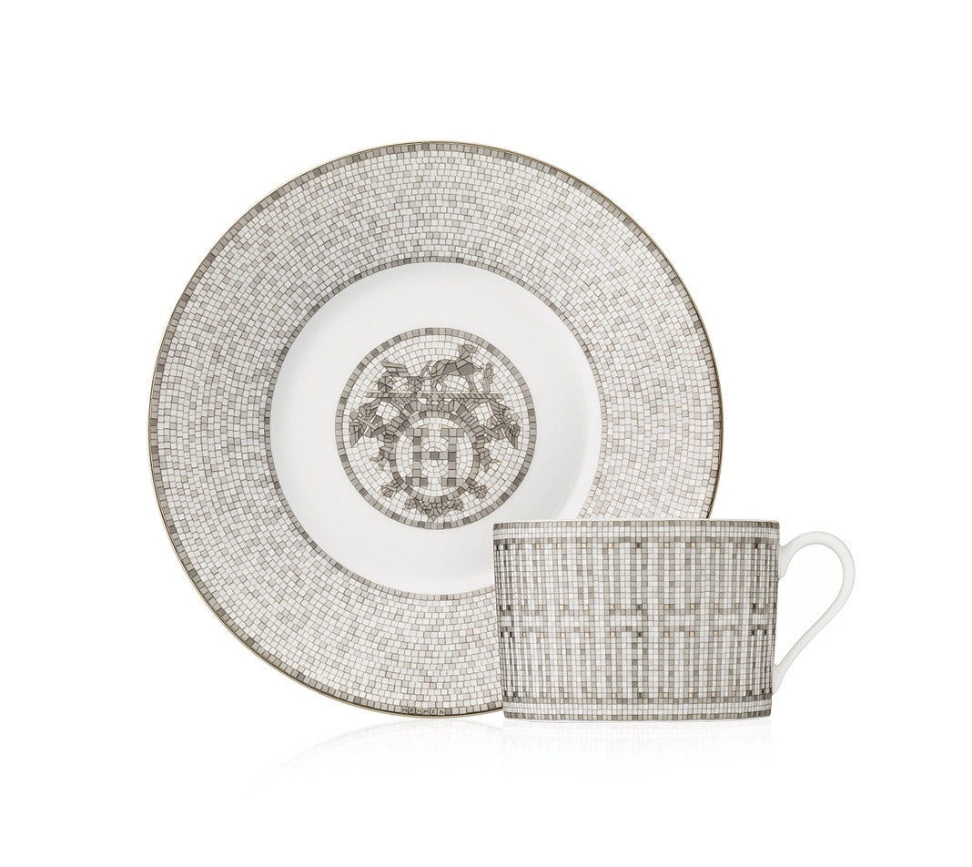 Mosaique au 24 Platinum Breakfast Cup and Saucer