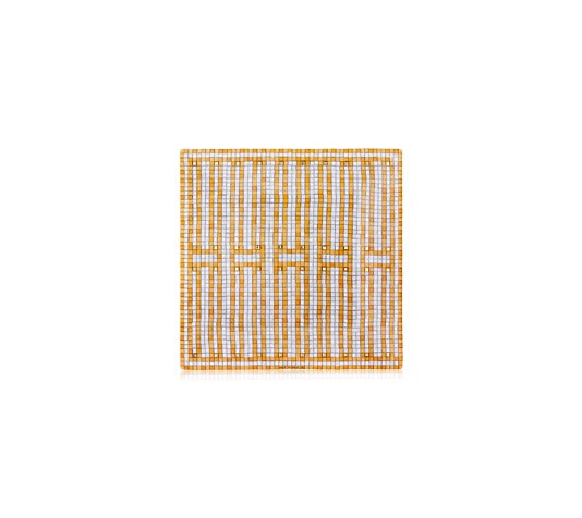 Mosaique au 24 Gold Square Plate No. 2