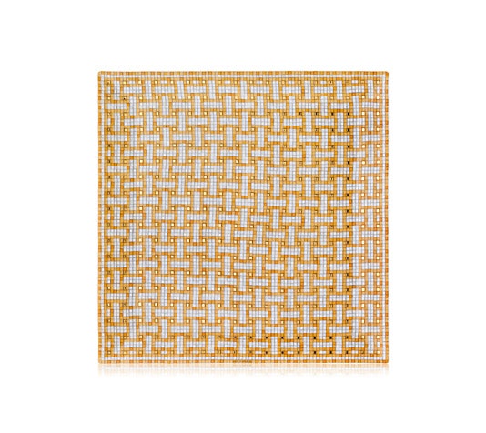 Mosaique au 24 Gold Square Plate No. 4