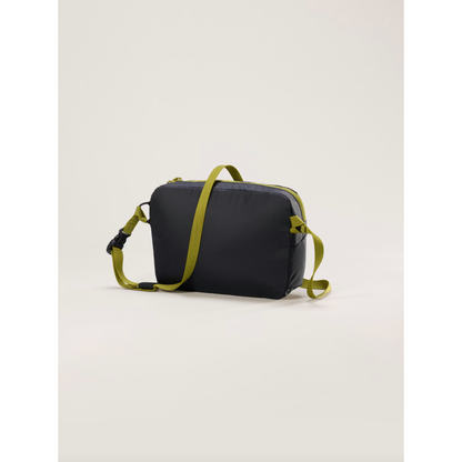 Heliad Crossbody Bag in Black/Olive Moss