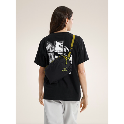 Heliad Crossbody Bag in Black/Olive Moss