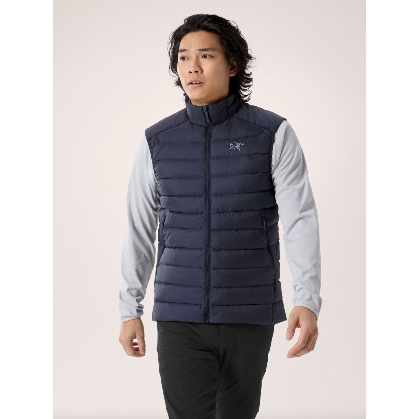 Men's Cerium Vest in Black Sapphire