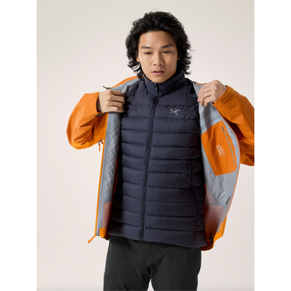 Men's Cerium Vest in Black Sapphire