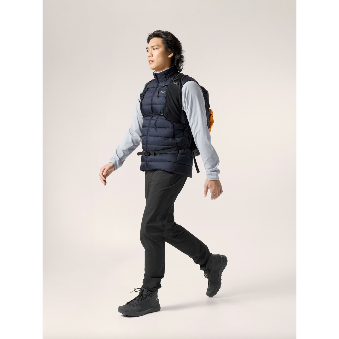 Men's Cerium Vest in Black Sapphire