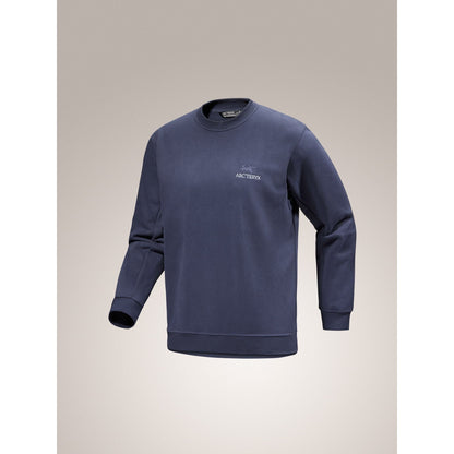 Men's Emblem Fleece Crew Neck Pullover