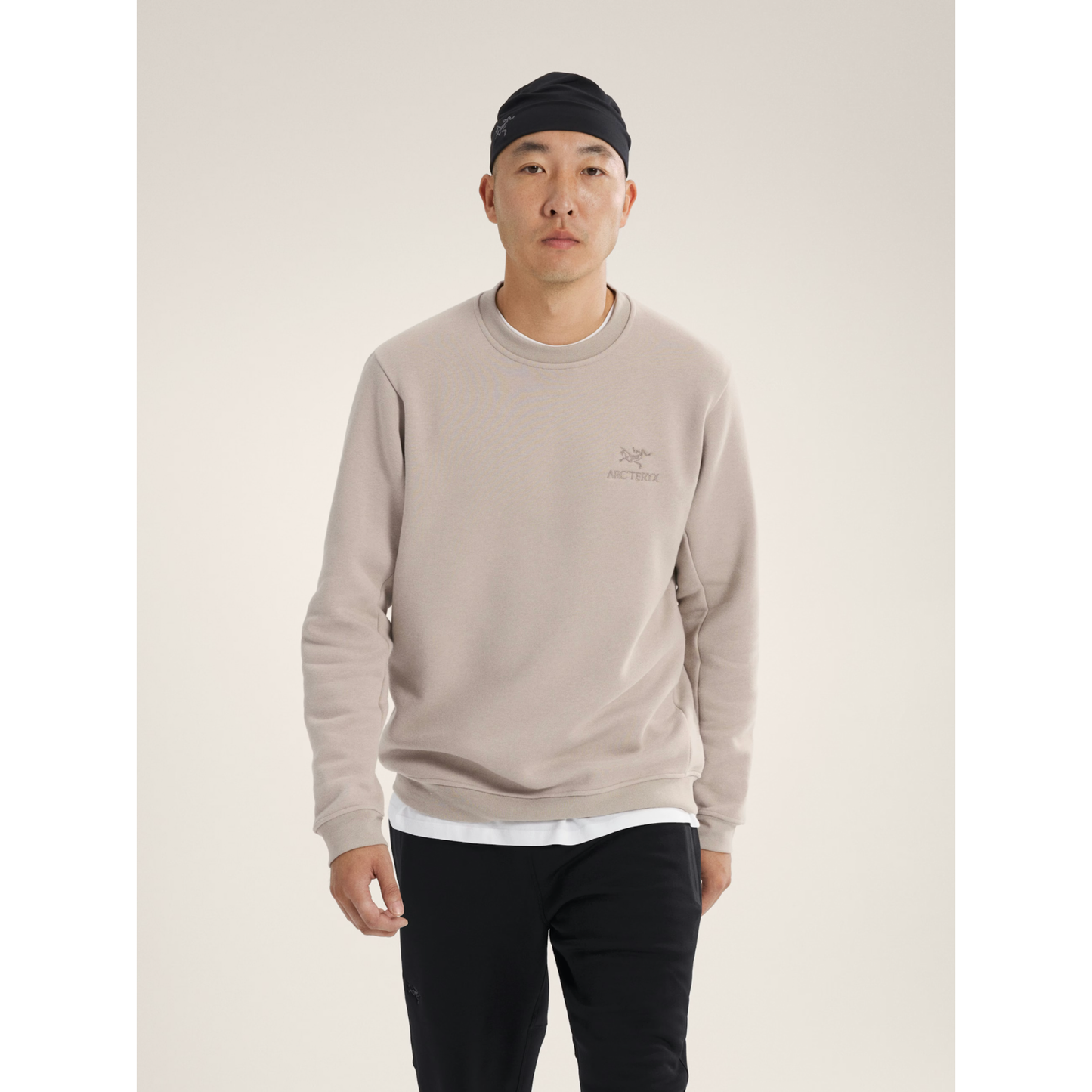 Men's Emblem Fleece Crew Neck Pullover
