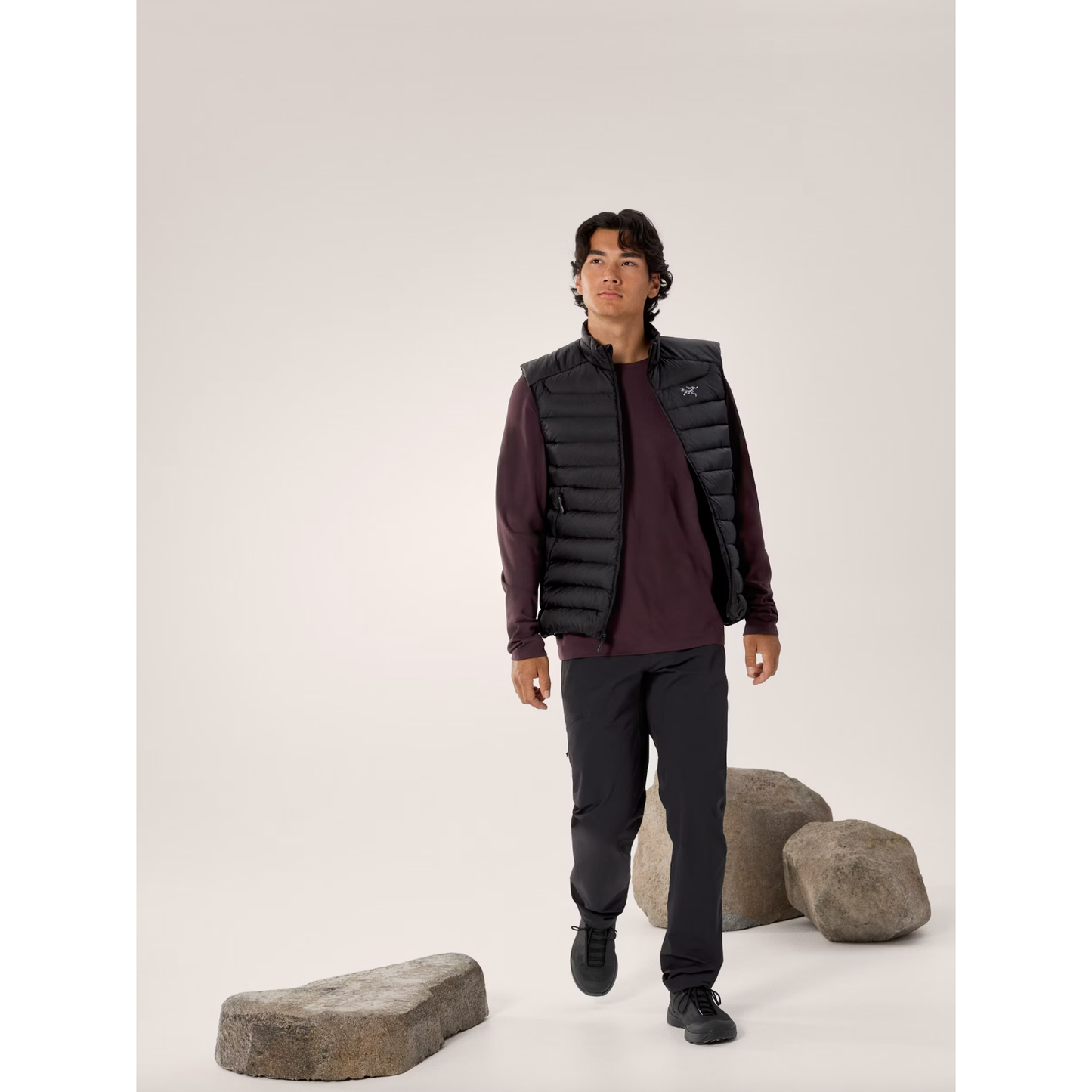 Men's Cerium Vest in Black