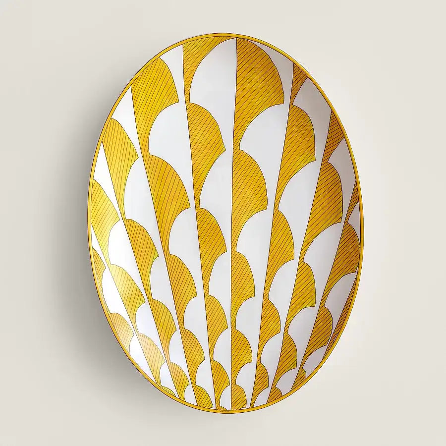 Soleil d'Hermès - Oval Plate, Medium Model