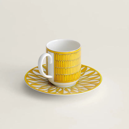 Soleil d'Hermès - Coffee cup and saucer - Set of 2 cups and saucers