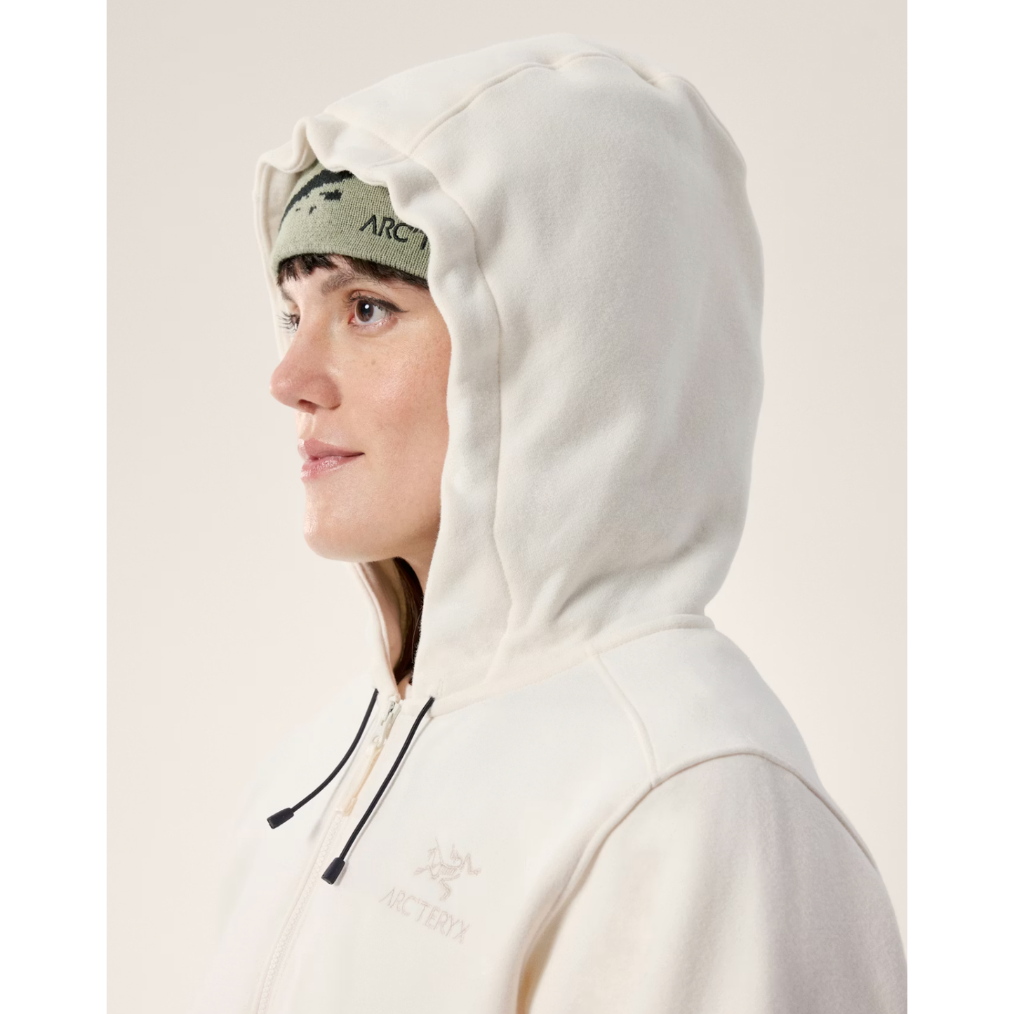 Women's Emblem Fleece Full Zip Crop Hoody