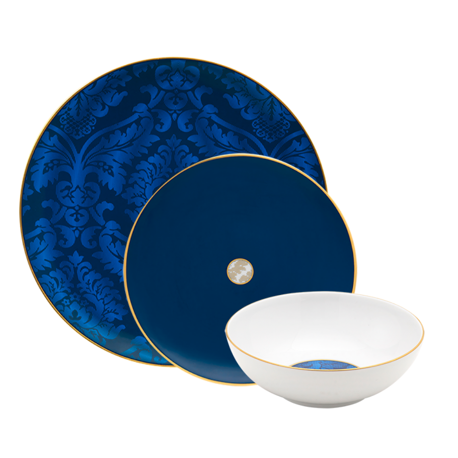 Damasse Blue