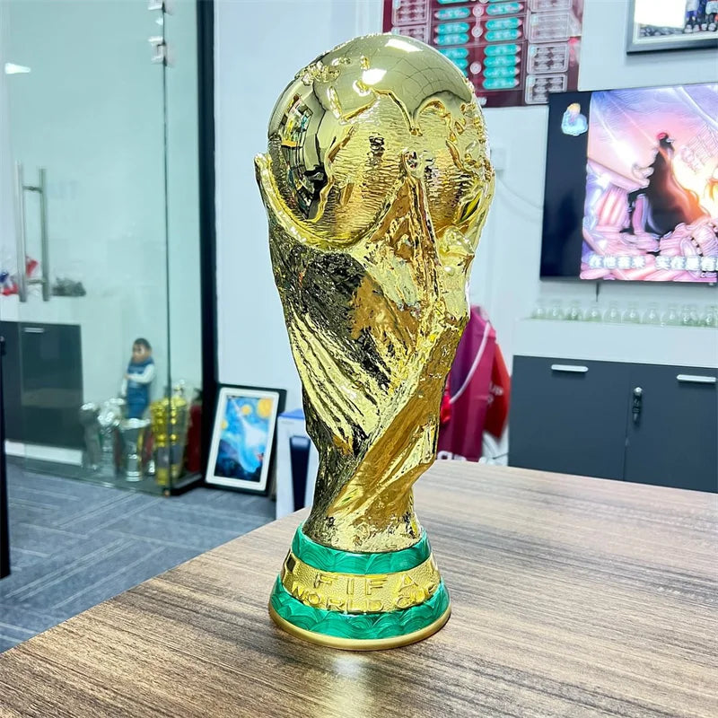 [With 2026 Spain Champion Team Name]World Cup (Hercules Cup) Trophy Metal Version