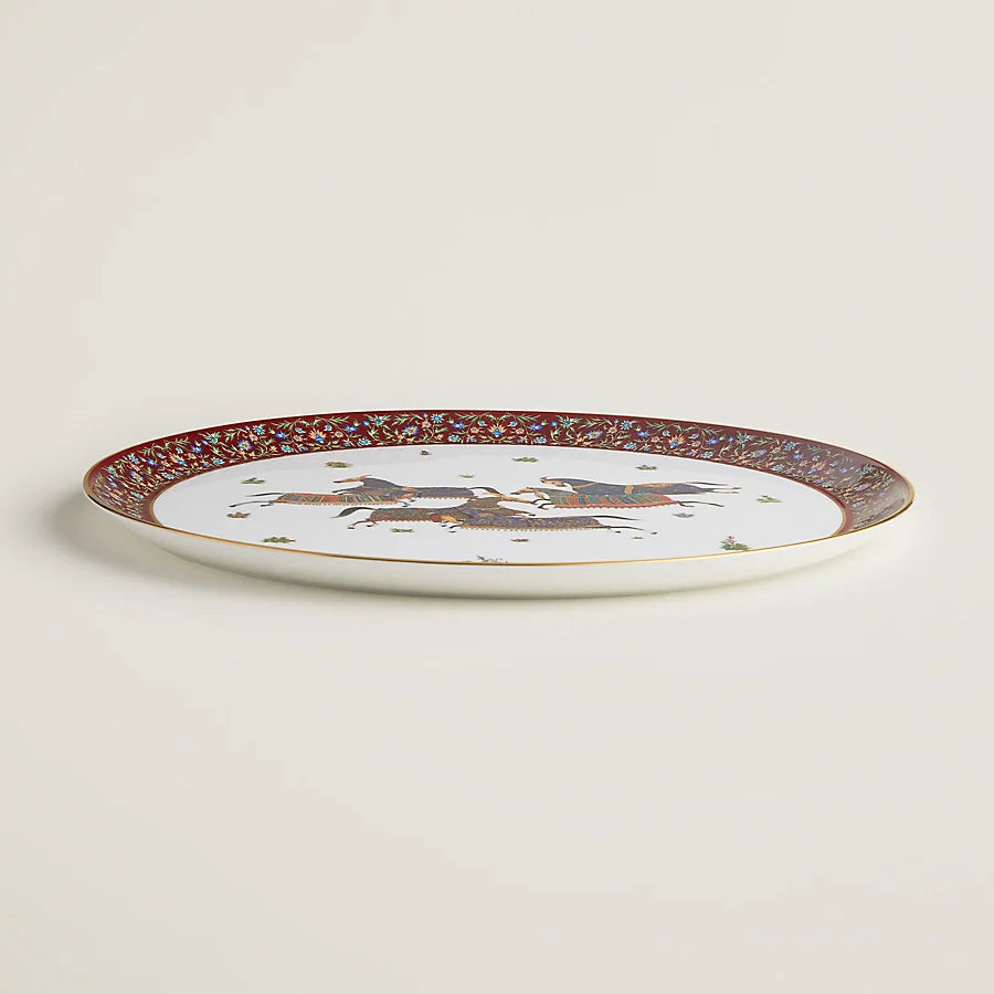 Cheval d'Orient - Round Plate n°1,