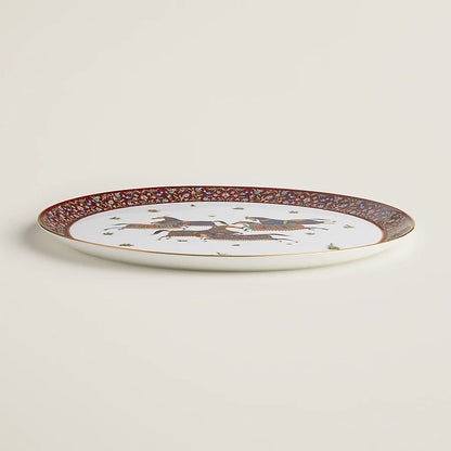 Cheval d'Orient - Round Plate n°1,