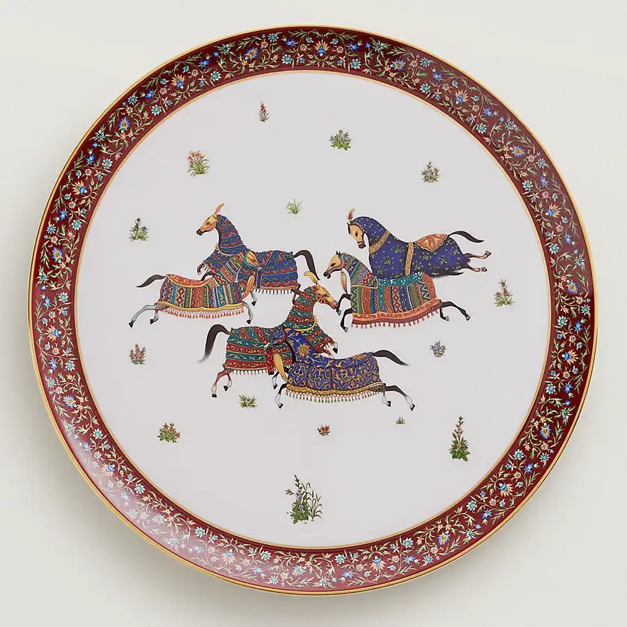 Cheval d'Orient - Round Plate n°1,