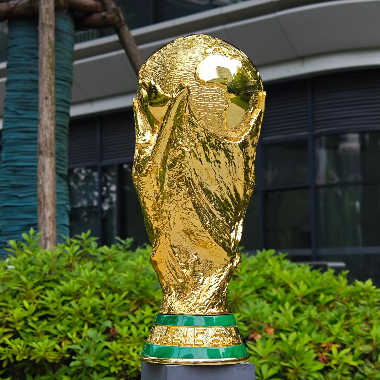 [With 2026 Spain Champion Team Name]World Cup (Hercules Cup) Trophy Metal Version