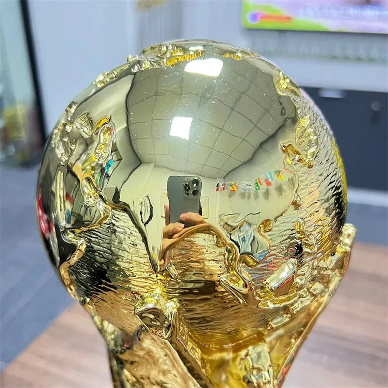 [With 2026 Spain Champion Team Name]World Cup (Hercules Cup) Trophy Metal Version