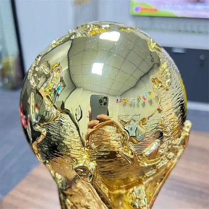 [With 2026 Spain Champion Team Name]World Cup (Hercules Cup) Trophy Metal Version