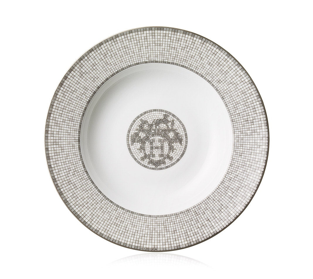Mosaique au 24 Platinum Soup Plate