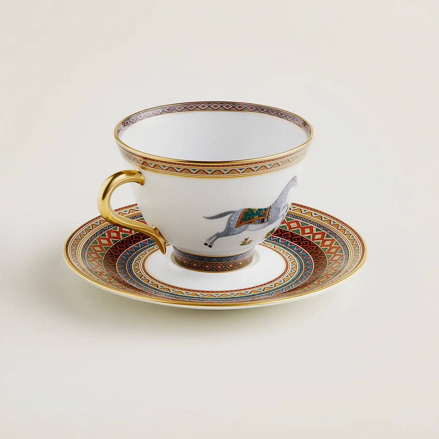 Cheval d'Orient - Teacup and Saucer No. 1, Set of 2